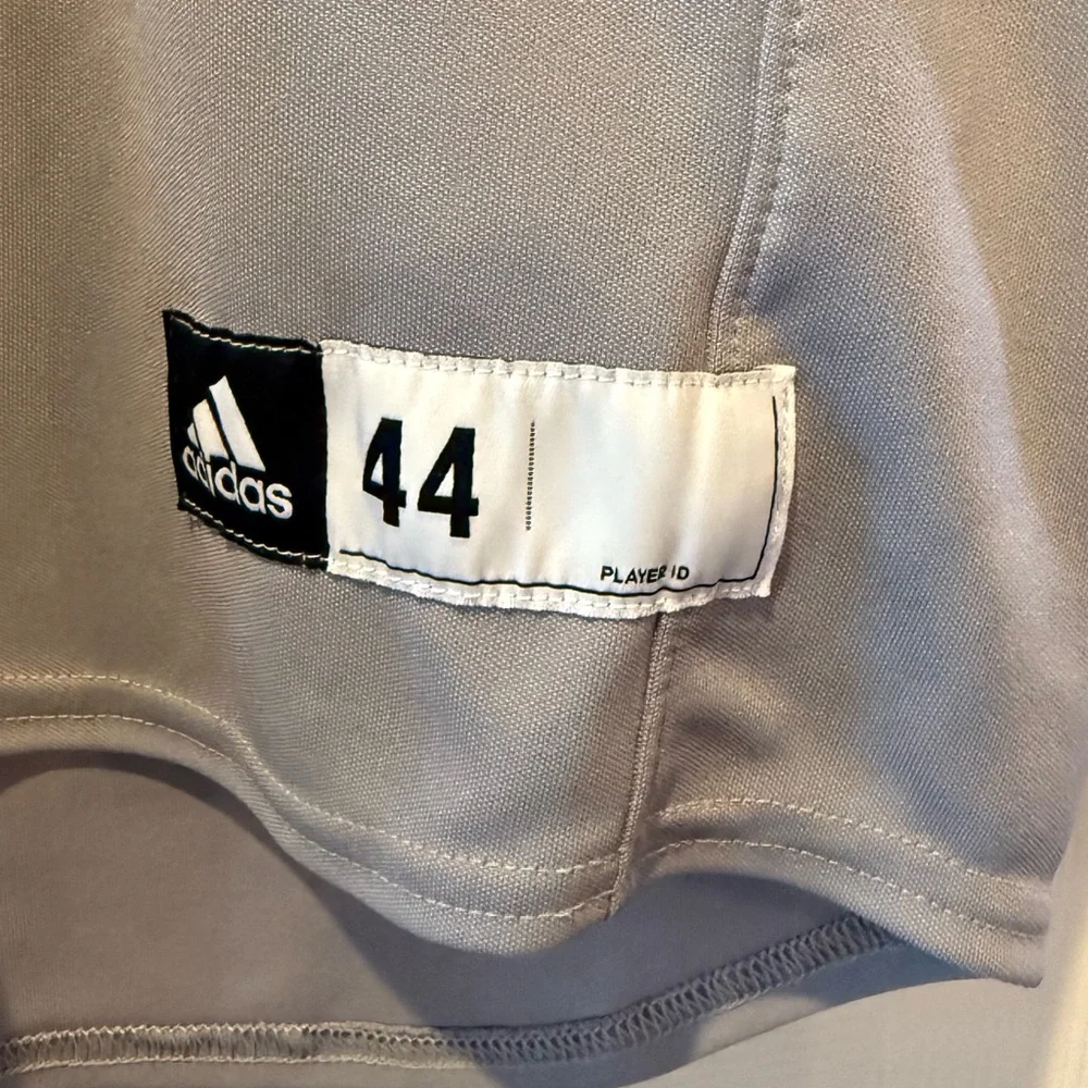 Adidas Baseball Jersey Texas Rice University Owls Grey Gray Navy Official